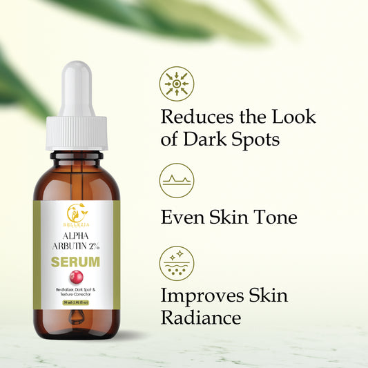 Alpha Arbutin Serum for Dark Spots, Pigmentation & Skin Brightening | Hydrating & Even Skin Tone Face Serum | Suitable for All Skin Types – 30ml